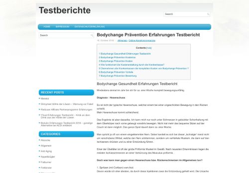 
                            9. Bodychange Prävention Erfahrungen Testbericht | Testberichte