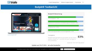 
                            4. Bodydrill Test - der große trialo Online Fitness Vergleich