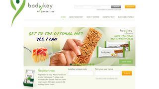 
                            5. bodykey by NUTRILITE: The key to your weight loss is YOU