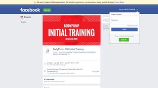 
                            10. BodyPump 108 Initial Training - Facebook