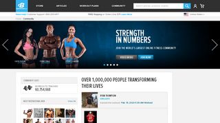 
                            3. BodySpace FREE Online Fitness Community ... - Bodybuilding.com