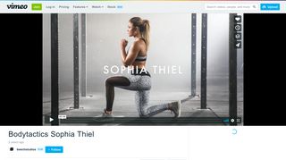 
                            8. Bodytactics Sophia Thiel on Vimeo