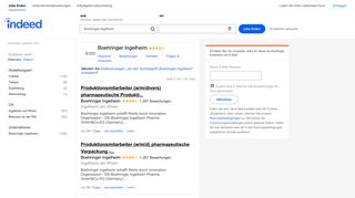 
                            6. Boehringer Ingelheim Jobs - Februar 2019 | Indeed.com