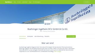 
                            8. Boehringer Ingelheim RCV GmbH & Co KG - Wien | Aktuelle Infos ...