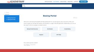 
                            11. Boeing Portal - MyExostar