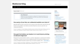 
                            8. Boekscout, auteur op Boekscout blog