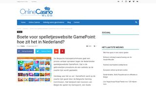 
                            12. Boete voor spelletjeswebsite GamePoint: hoe zit het in Nederland ...