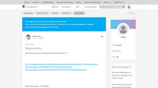 
                            7. Bogus emails - Telstra Crowdsupport - 804284