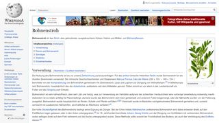 
                            1. Bohnenstroh – Wikipedia