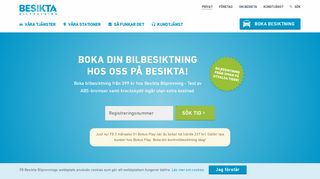 
                            6. Boka din bilbesiktning online | Besikta Bilprovning