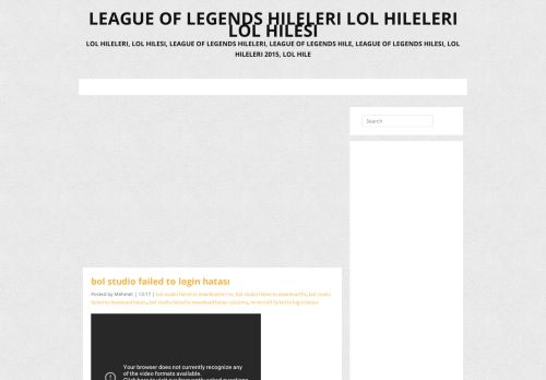
                            5. bol studio failed to login hatası ~ League of legends hileleri lol hileleri ...