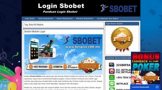 
                            2. Bola168 Mobile | Login Sbobet