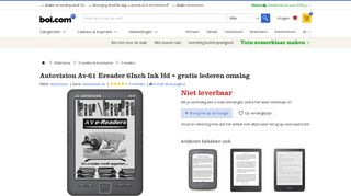 
                            10. bol.com | Autovision Av-61 Ereader 6Inch Ink Hd + gratis lederen omslag
