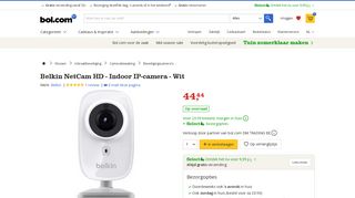 
                            12. bol.com | Belkin NetCam HD - Indoor IP-camera - Wit