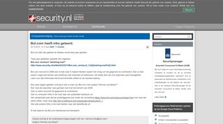 
                            11. Bol.com heeft niks geleerd. - Security.NL