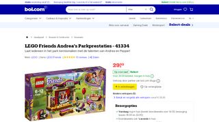 
                            9. bol.com | LEGO Friends Andrea's Parkprestaties - 41334, LEGO ...