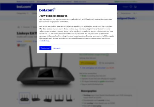 
                            9. bol.com | Linksys EA7500 - Router