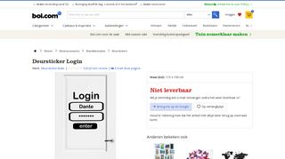 
                            4. bol.com | Muursticker4sale Deursticker Login