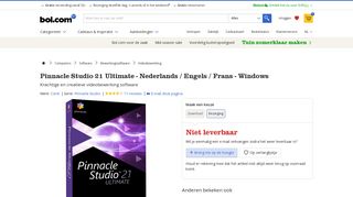 
                            9. bol.com | Pinnacle Studio 21 Ultimate - Nederlands / Engels / Frans ...