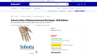 
                            10. bol.com | Sobotta Atlas of Anatomy Package | 9780723437314 ...