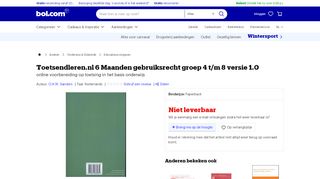 
                            10. bol.com | Toetsendleren.nl 6 Maanden gebruiksrecht groep 4 t/m 8 ...