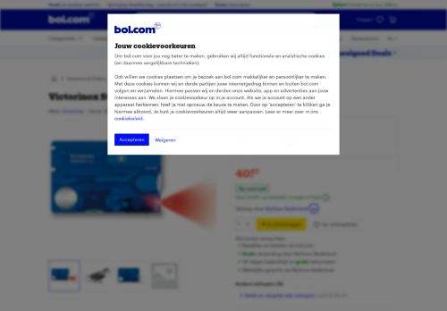 
                            11. bol.com | Victorinox SwissCard Lite 13 Functies - Transparant Blauw