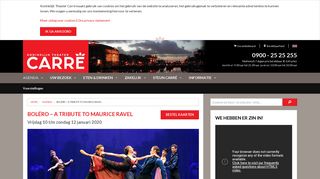 
                            7. Boléro – A tribute to Maurice Ravel - Koninklijk Theater Carré ...