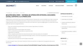 
                            11. BOLETÍN NÚM. P080 – SISTEMA DE OPERACIÓN INTEGRAL ...