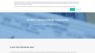 
                            7. Boleto - Universidade Unigranrio