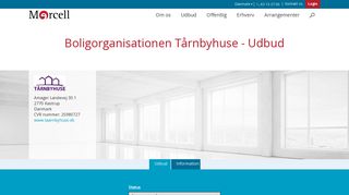 
                            7. Boligorganisationen Tårnbyhuse - Udbud - Mercell