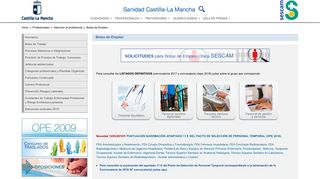 
                            4. Bolsa de Empleo | Servicio de Salud de Castilla-La Mancha - Sescam