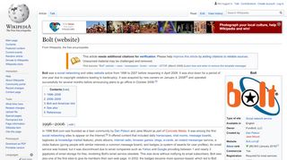 
                            12. Bolt (website) - Wikipedia