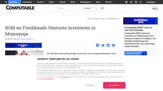 
                            11. BOM en Freshheads Ventures investeren in Momoyoga | Computable.nl