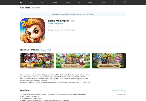 
                            9. Bomb Me English App Store'da - iTunes - Apple