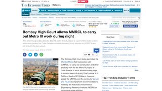 
                            13. Bombay High Court allows MMRCL to carry out Metro III work during ...