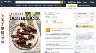 
                            4. Bon Appetit: Amazon.com: Magazines