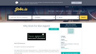 
                            6. Bon Appetit is hiring. Apply now. - Jobs.ie