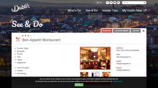 
                            10. Bon Appetit Restaurant | Visit Dublin