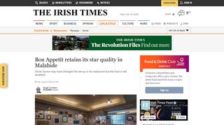 
                            12. Bon Appetit retains its star quality in Malahide - The Irish Times