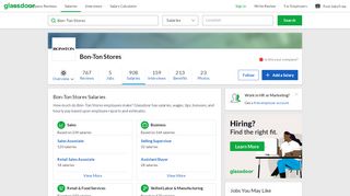 
                            10. Bon-Ton Stores Salaries | Glassdoor