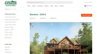 
                            10. Bonanza - 05414 - Katahdin Cedar Log Homes