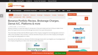 
                            12. Bonanza Portfolio Review & Brokerage Charges | Top10stockbroker ...