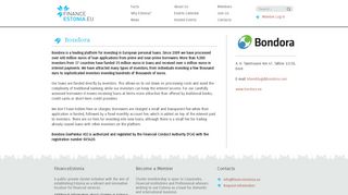 
                            9. Bondora - FinanceEstoniaFinanceEstonia