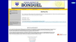 
                            9. Bonduel School District - Spelling City - Denise Rudersdorf