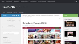 
                            10. BongaCams Password 2018 | PasswordsZ
