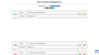 
                            5. bongacams.ru - free accounts, logins and passwords