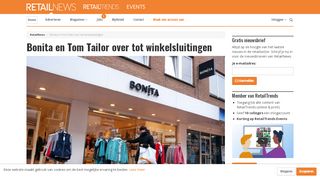 
                            12. ​Bonita en Tom Tailor over tot winkelsluitingen - RetailNews.nl