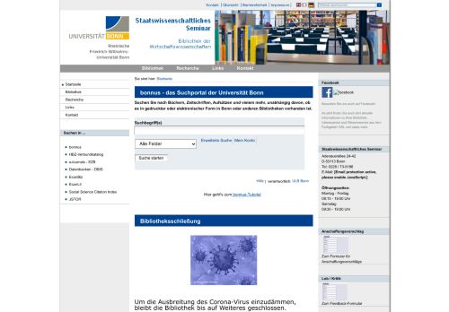 
                            12. bonnus - SWS - Universität Bonn