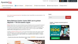 
                            12. Bono Betsson Casino: hasta 500€ con tu depósito + 300 tiradas gratis ...