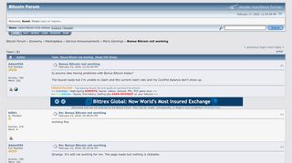 
                            2. Bonus Bitcoin not working - Bitcointalk